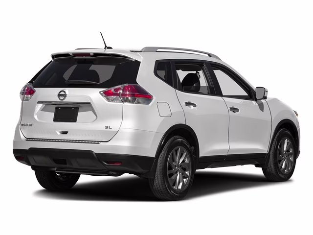 2016 Pearl White Nissan Rogue SL AWD SUV