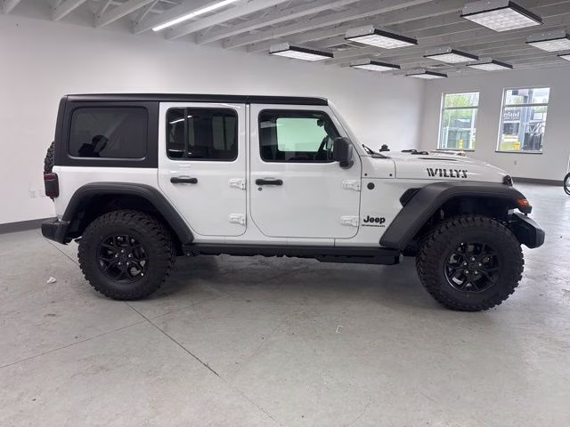 2026 Bright White Clearcoat Jeep Wrangler Willys 4X4 SUV