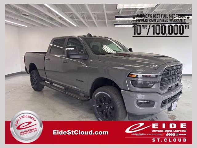 2026 Ceramic Gray Clearcoat Ram 2500 Laramie Night Edition 4X4 Truck