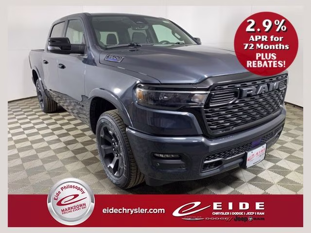 2026 Forged Blue Metallic Ram 1500 Big Horn Night Edition 4X4 Truck