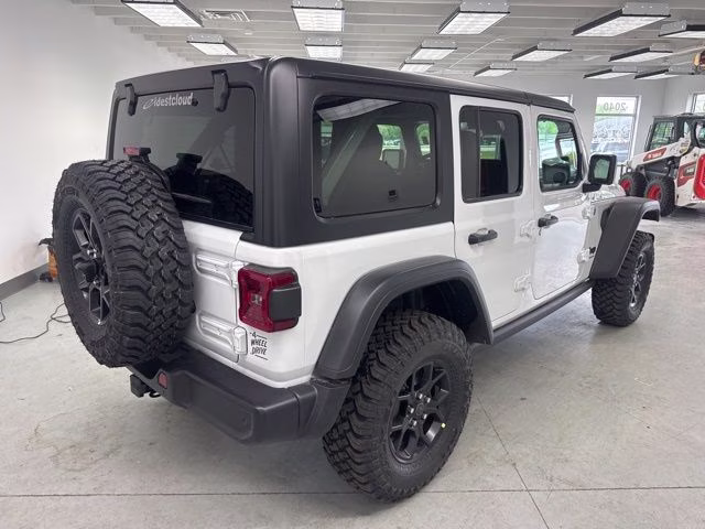2026 Bright White Clearcoat Jeep Wrangler Willys 4X4 SUV