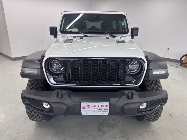 2026 Bright White Clearcoat Jeep Wrangler Willys 4X4 SUV