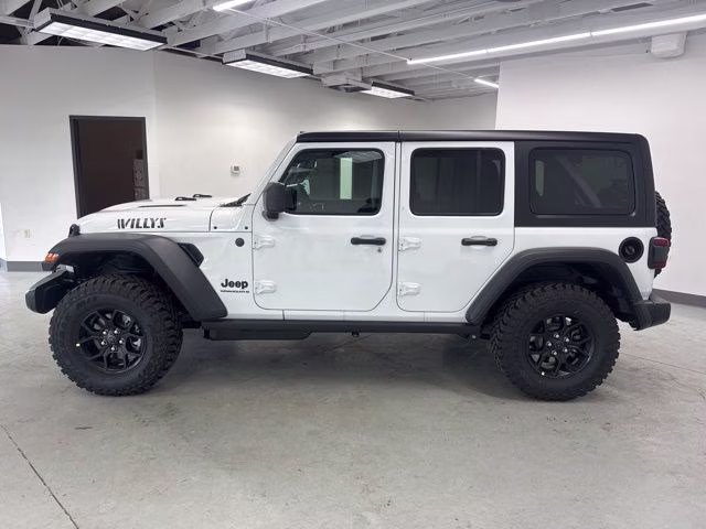 2026 Bright White Clearcoat Jeep Wrangler Willys 4X4 SUV