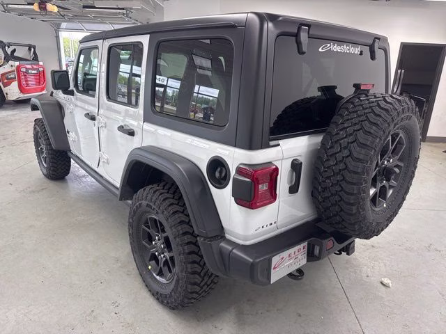 2026 Bright White Clearcoat Jeep Wrangler Willys 4X4 SUV