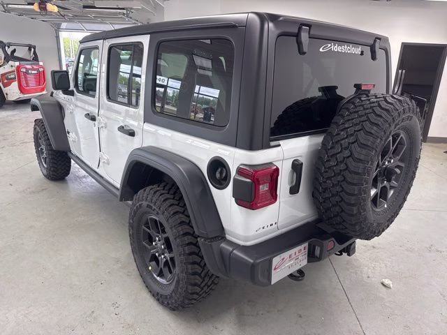 2026 Bright White Clearcoat Jeep Wrangler Willys 4X4 SUV