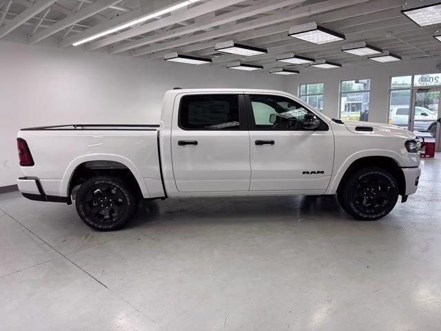 2026 Bright White Clearcoat Ram 1500 Big Horn Night Edition 4X4 Truck