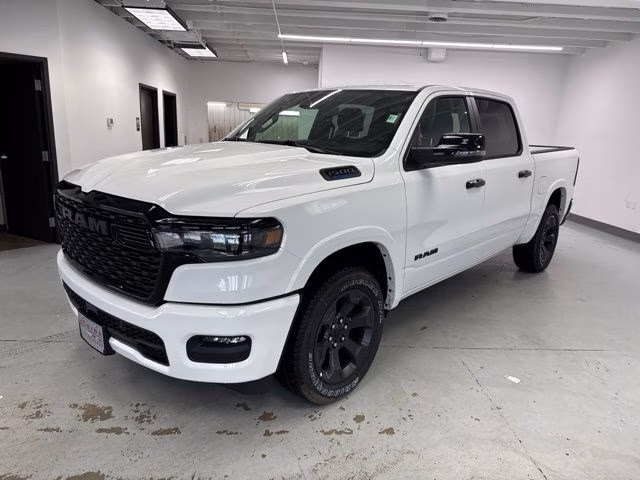 2026 Bright White Clearcoat Ram 1500 Big Horn Night Edition 4X4 Truck