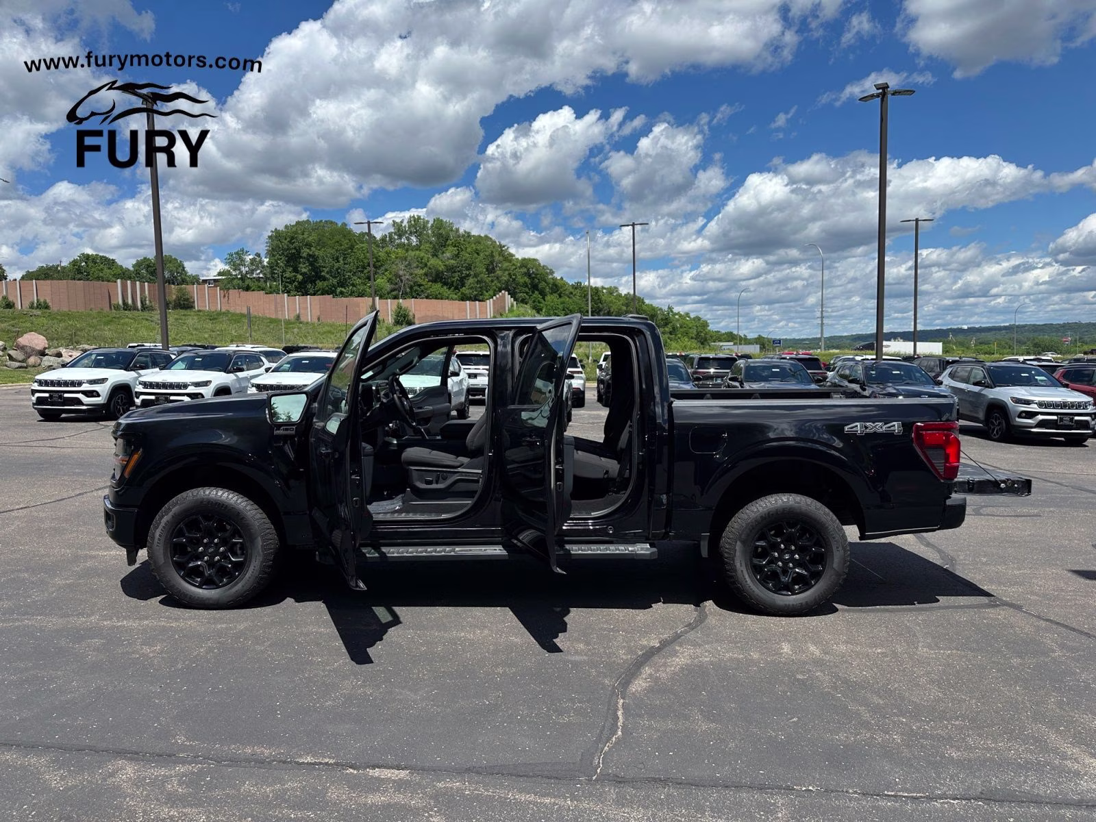 2024 Agate Black Metallic Ford F-150 XLT 4X4 Truck