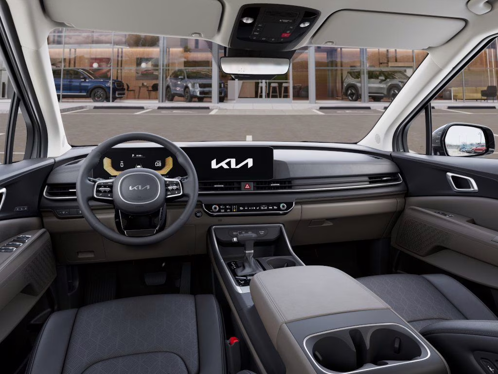 2026 Ceramic White Kia Carnival EX FWD Van