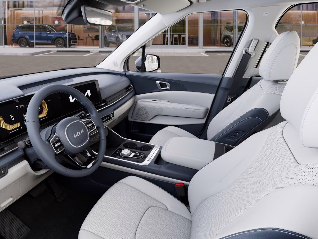 2026 Snow White Pearl Kia Carnival Hybrid EX FWD Van