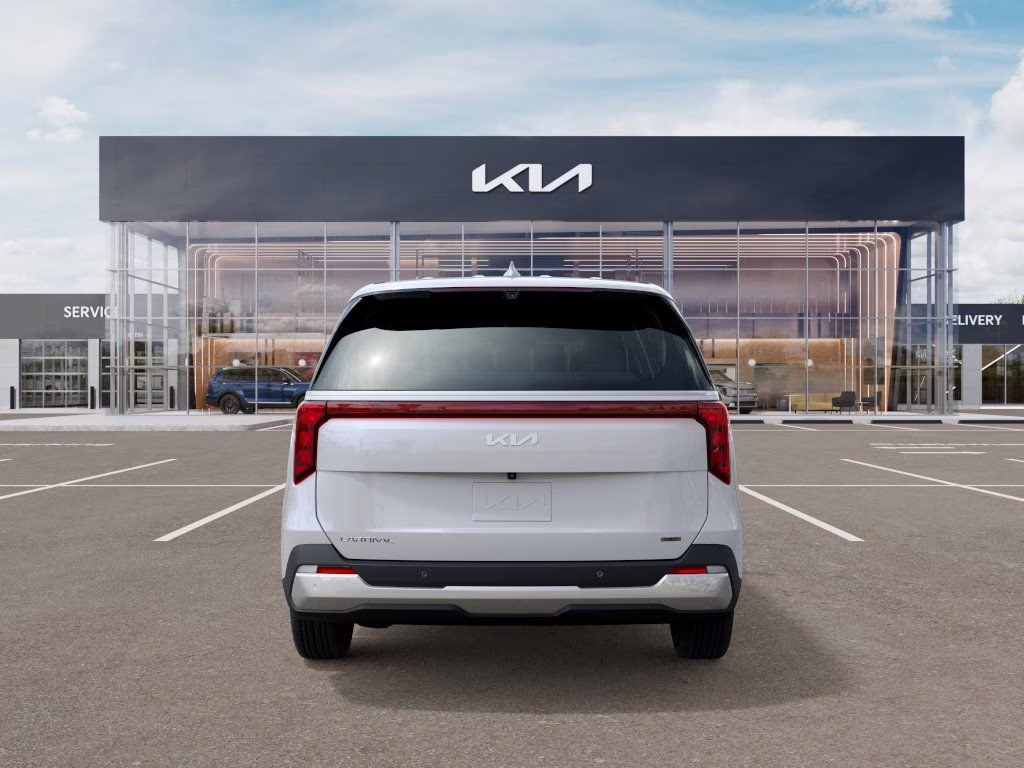 2026 Snow White Pearl Kia Carnival Hybrid EX FWD Van