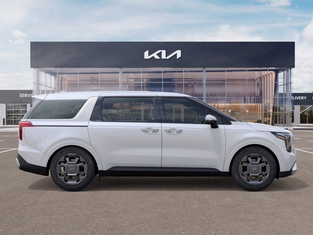2026 Snow White Pearl Kia Carnival Hybrid EX FWD Van