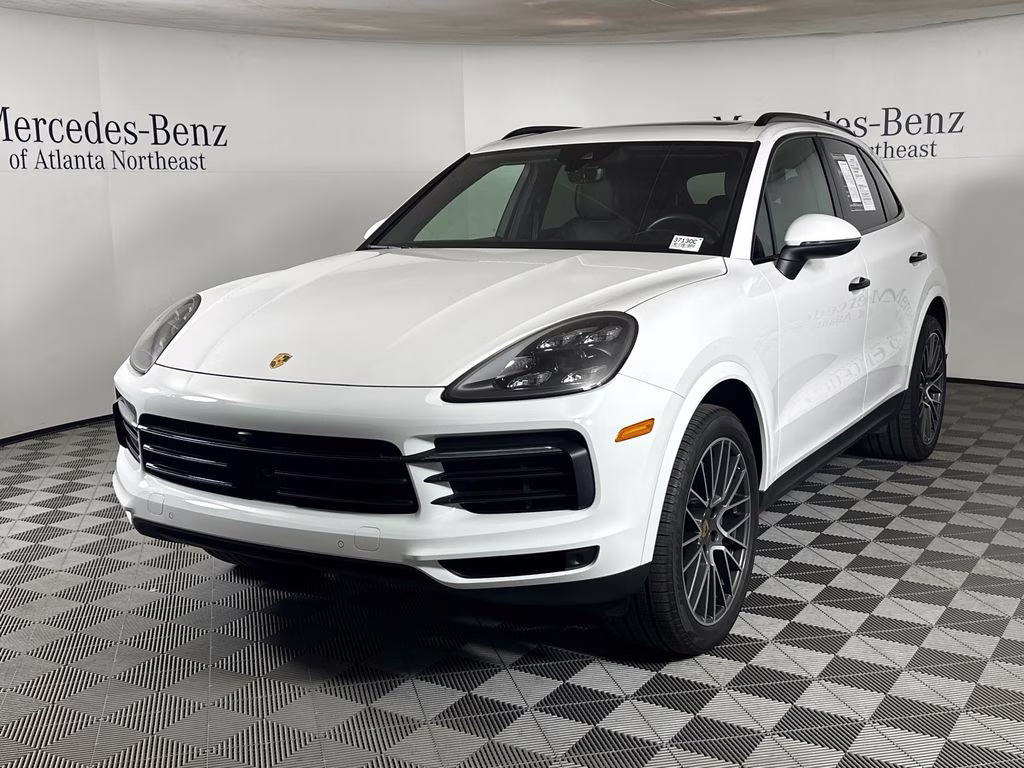 2021 White Porsche Cayenne S AWD SUV