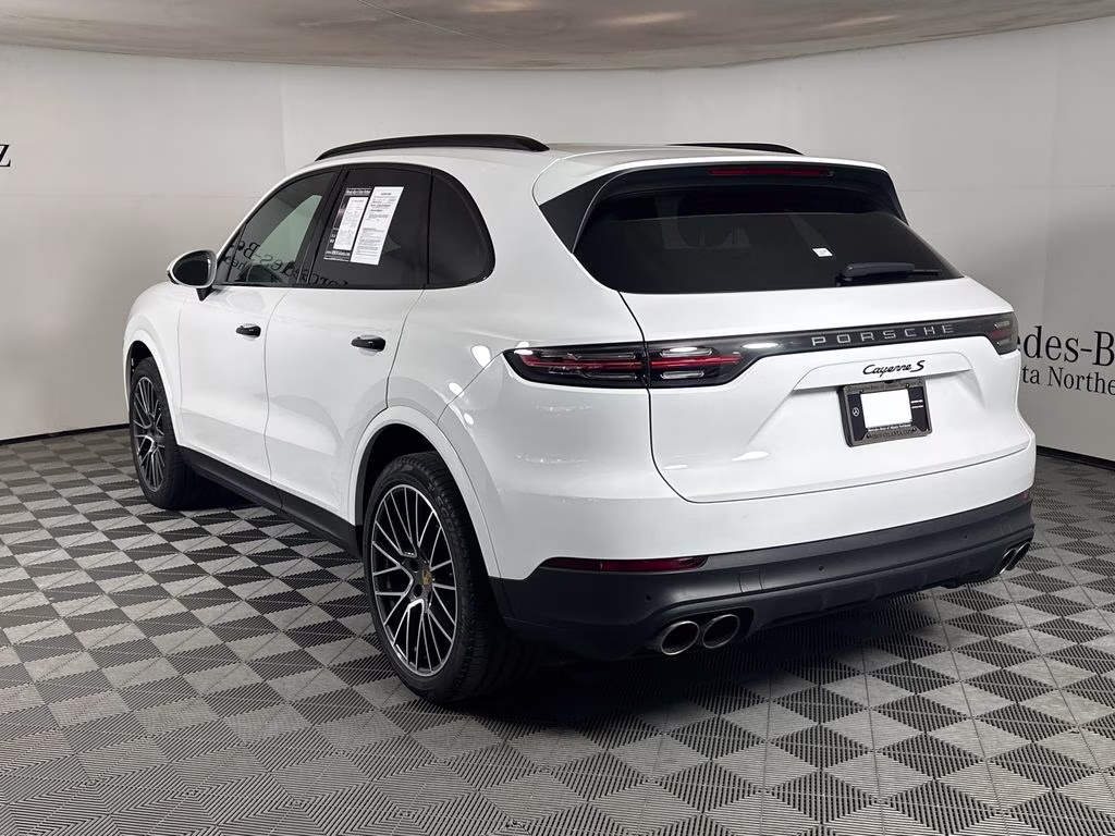2021 White Porsche Cayenne S AWD SUV