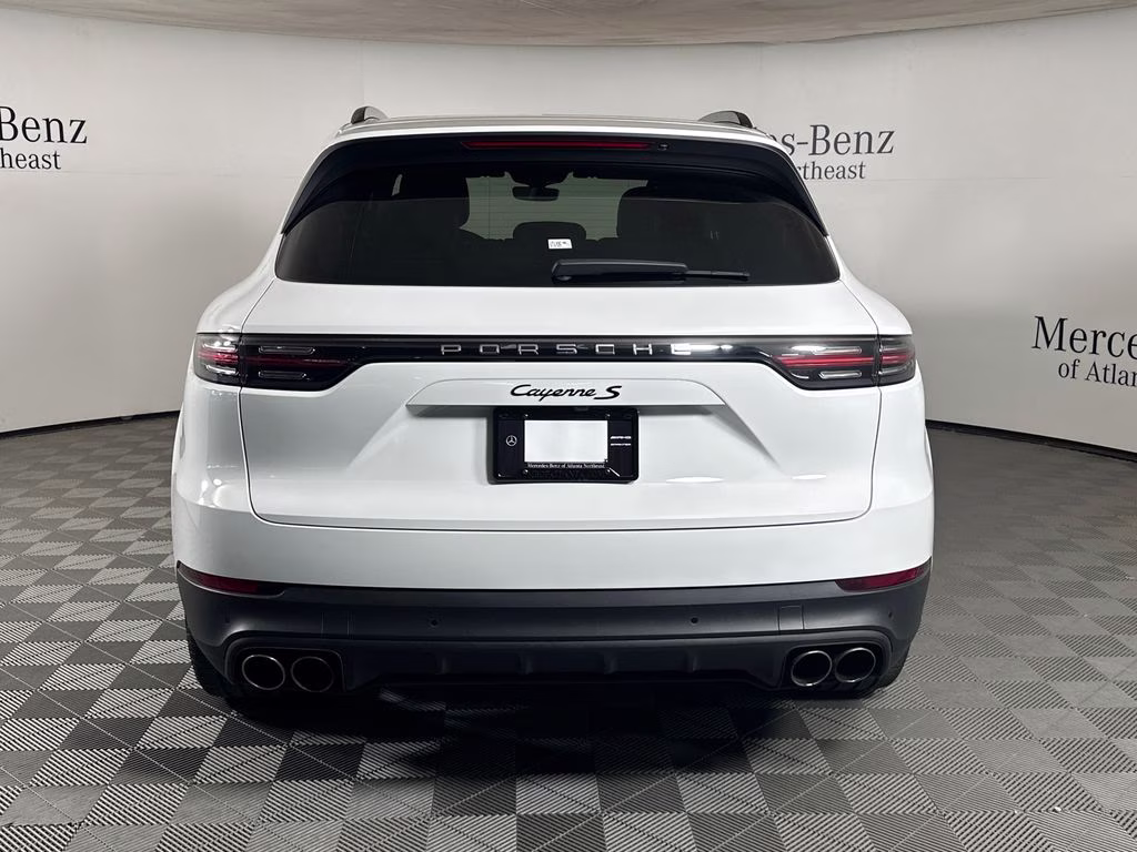 2021 White Porsche Cayenne S AWD SUV