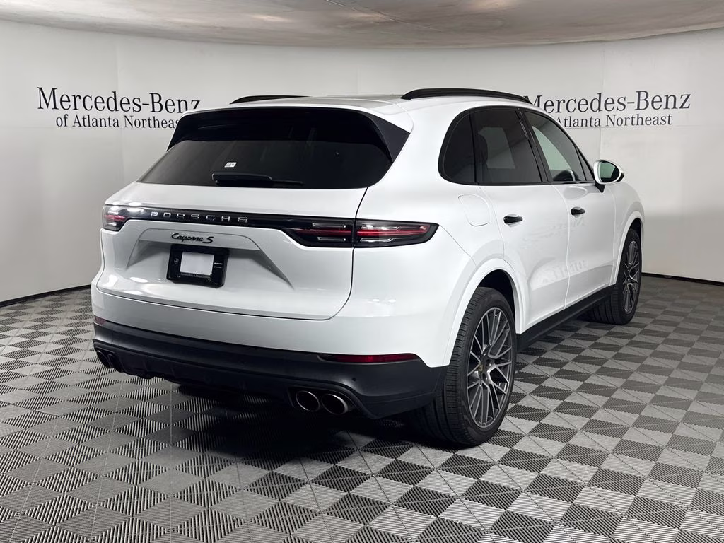 2021 White Porsche Cayenne S AWD SUV