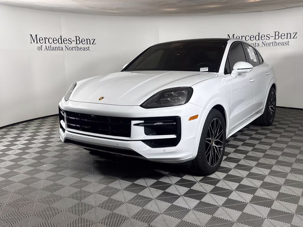 2025 White Porsche Cayenne Coupe Base AWD SUV