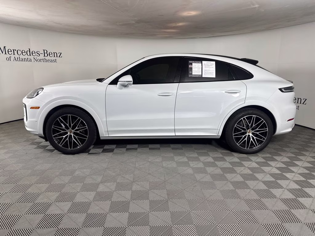 2025 White Porsche Cayenne Coupe Base AWD SUV