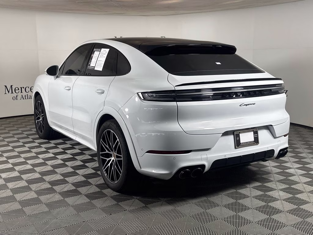 2025 White Porsche Cayenne Coupe Base AWD SUV
