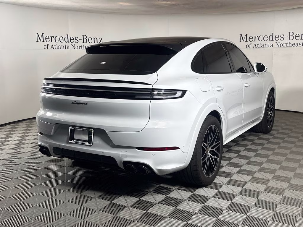 2025 White Porsche Cayenne Coupe Base AWD SUV