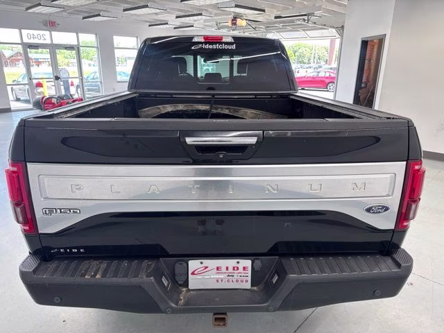 2016 Shadow Black Ford F-150 Platinum 4X4 Truck