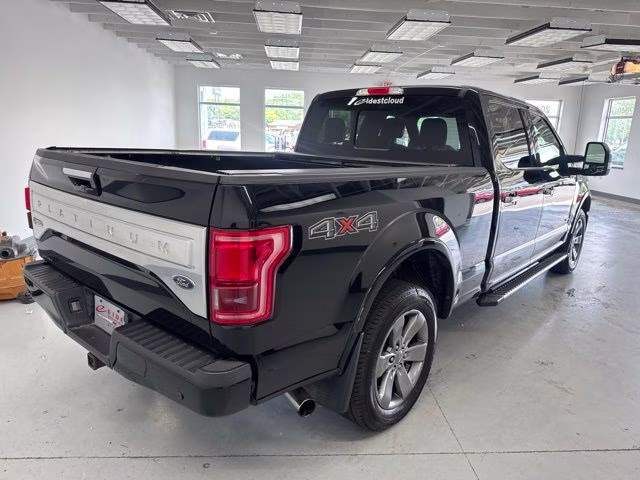 2016 Shadow Black Ford F-150 Platinum 4X4 Truck