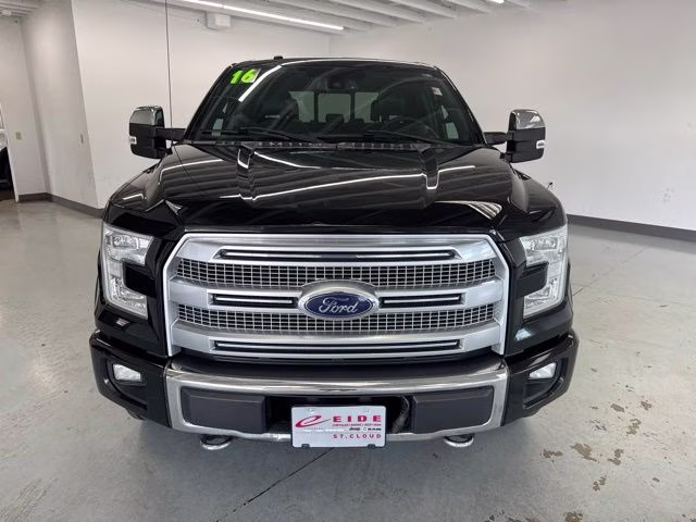 2016 Shadow Black Ford F-150 Platinum 4X4 Truck