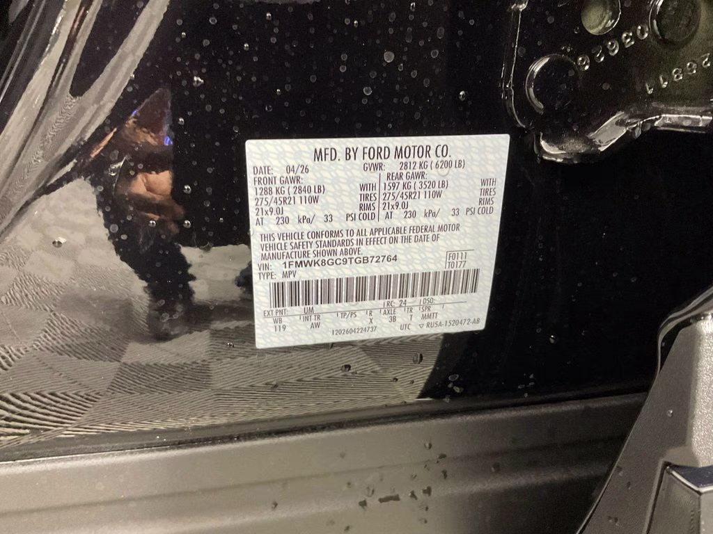 2026 Black Ford Explorer ST 4X4 SUV