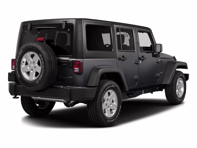 2016 Granite Crystal Metallic Clearcoat Jeep Wrangler Unlimited Sport 4X4 SUV