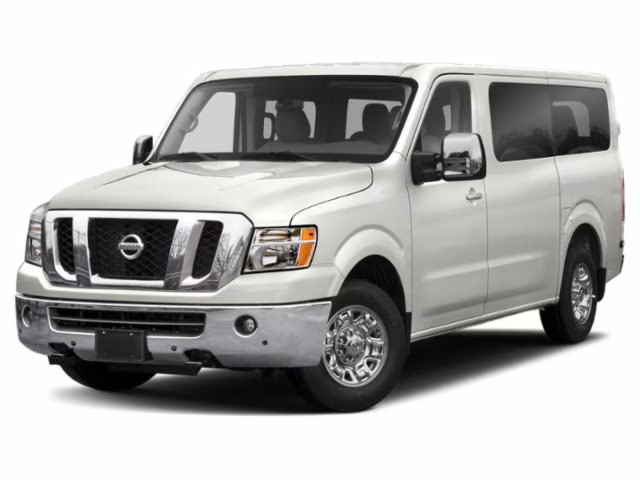 2018 Glacier White Nissan NV Passenger S RWD Van