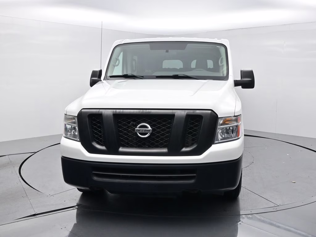 2018 Glacier White Nissan NV Passenger S RWD Van