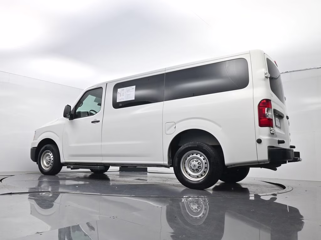 2018 Glacier White Nissan NV Passenger S RWD Van