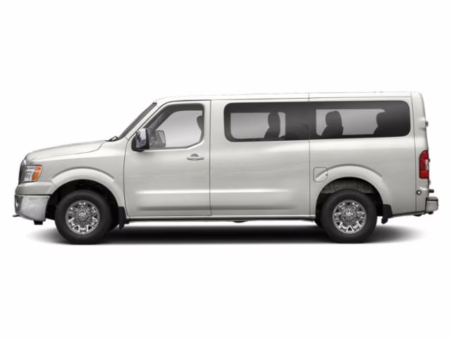 2018 Glacier White Nissan NV Passenger S RWD Van