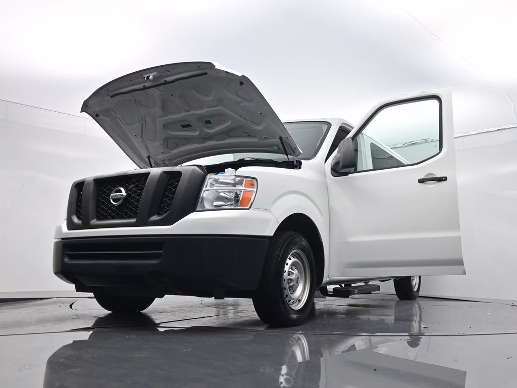 2018 Glacier White Nissan NV Passenger S RWD Van