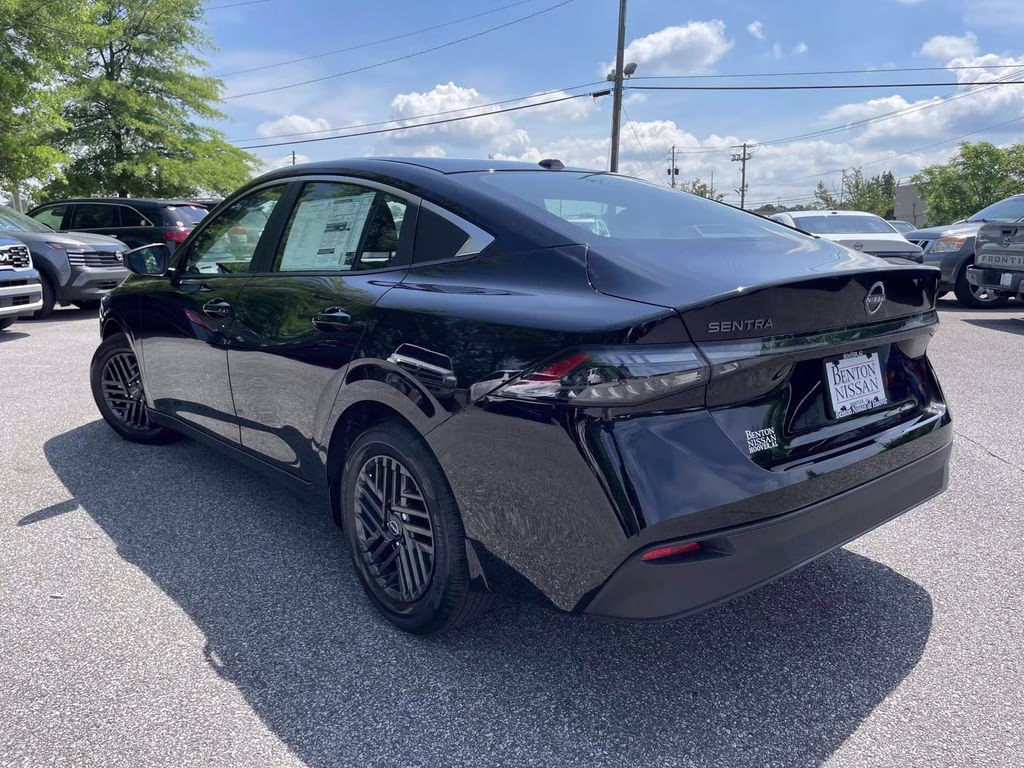 2026 Super Black Nissan Sentra SV FWD Sedan