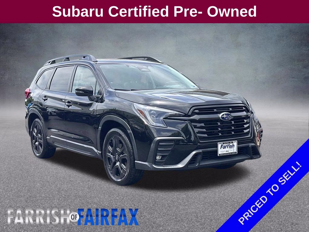 2023 Crystal Black Silica Subaru Ascent Onyx Edition AWD SUV