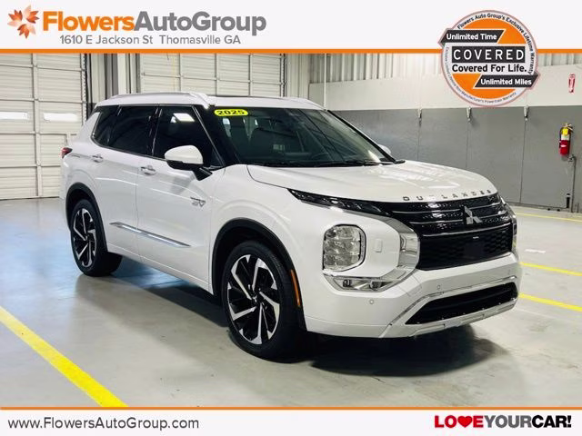 2025 White Diamond Mitsubishi Outlander PHEV SEL AWD SUV