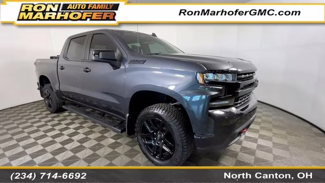 2022 Shadow Gray Metallic Chevrolet Silverado 1500 LTD LT Trail Boss 4X4 Truck