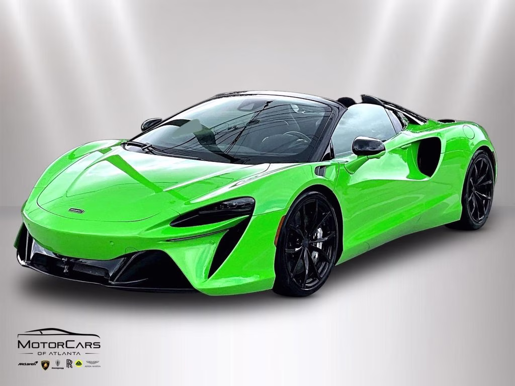 2025 Mantis Green McLaren Artura .PERFORMANCE SPIDER RWD Convertible