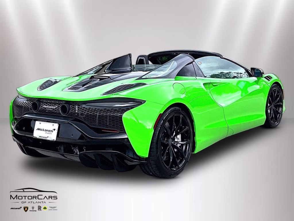 2025 Mantis Green McLaren Artura .PERFORMANCE SPIDER RWD Convertible