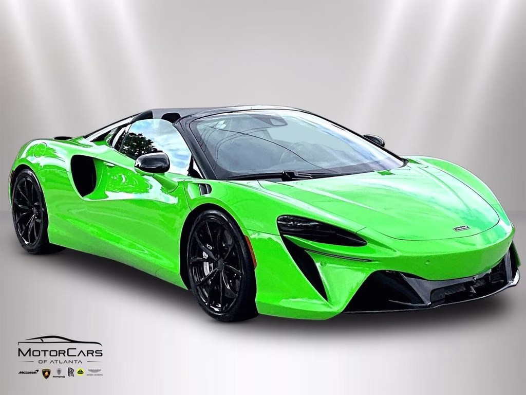 2025 Mantis Green McLaren Artura .PERFORMANCE SPIDER RWD Convertible