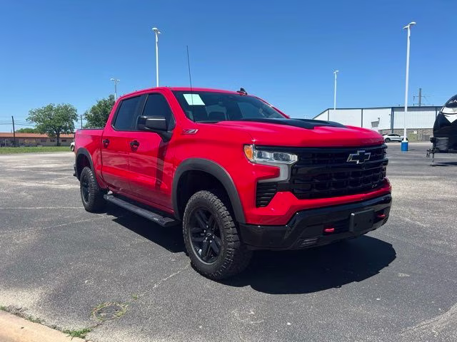 2022 Red Hot Chevrolet Silverado 1500 LT Trail Boss 4X4 Truck