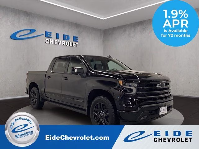2026 Black Chevrolet Silverado 1500 High Country 4X4 Truck