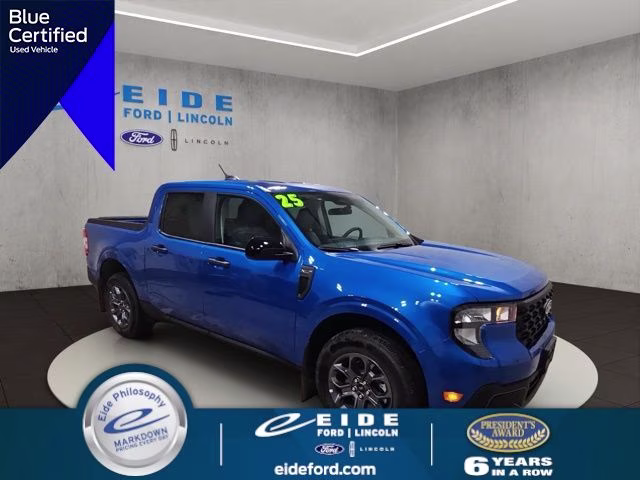 2025 Velocity Blue Ford Maverick XLT AWD Truck