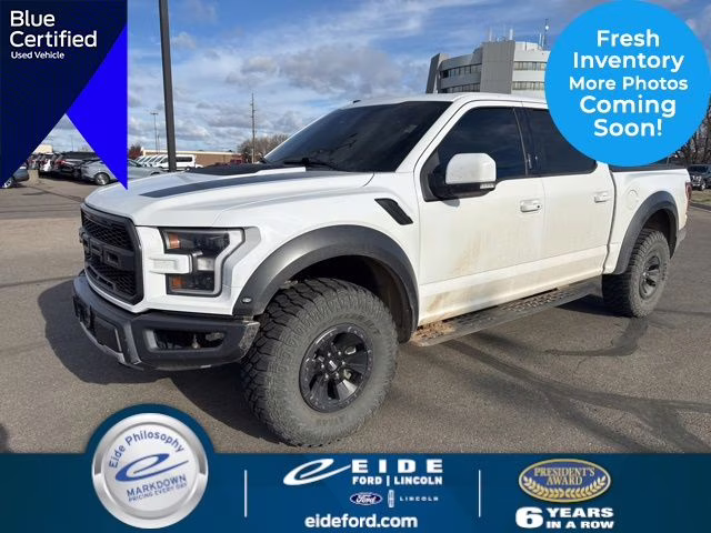2018 Oxford White Ford F-150 Raptor 4X4 Truck