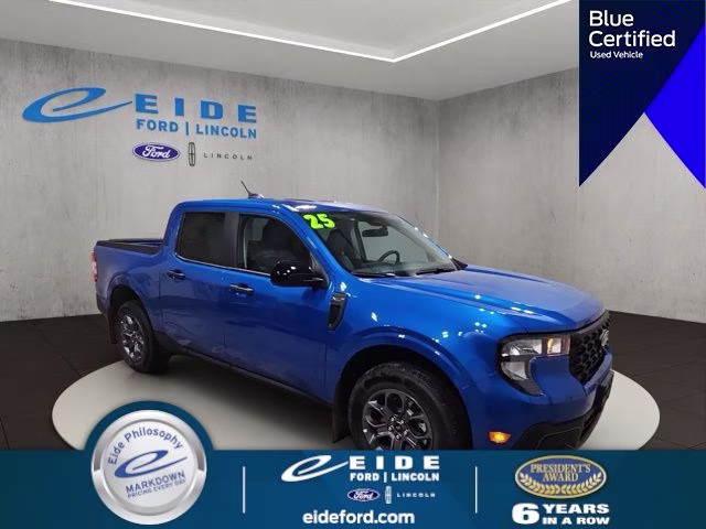 2025 Velocity Blue Ford Maverick XLT AWD Truck