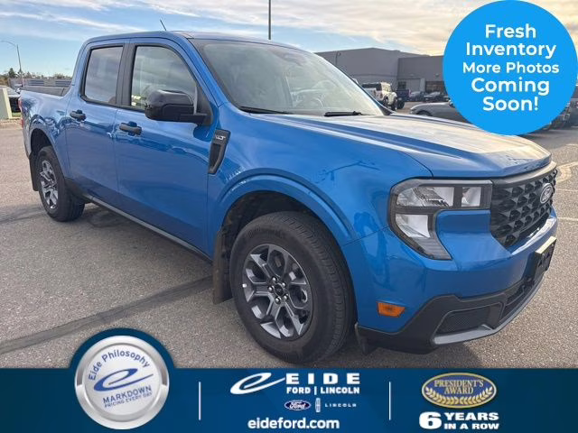 2025 Velocity Blue Ford Maverick XLT AWD Truck