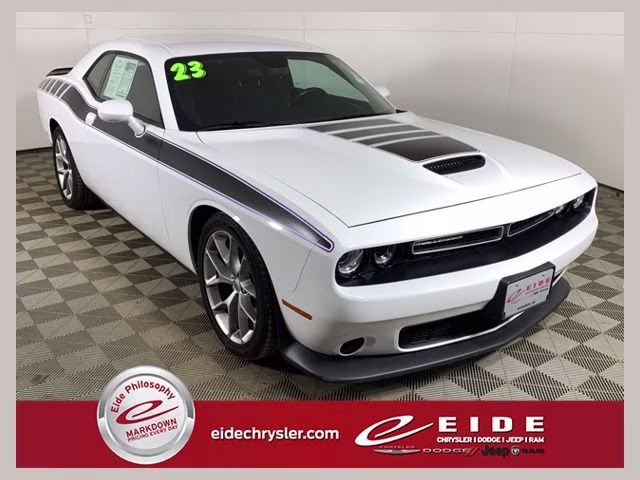 2023 White Knuckle Clearcoat Dodge Challenger GT RWD Coupe