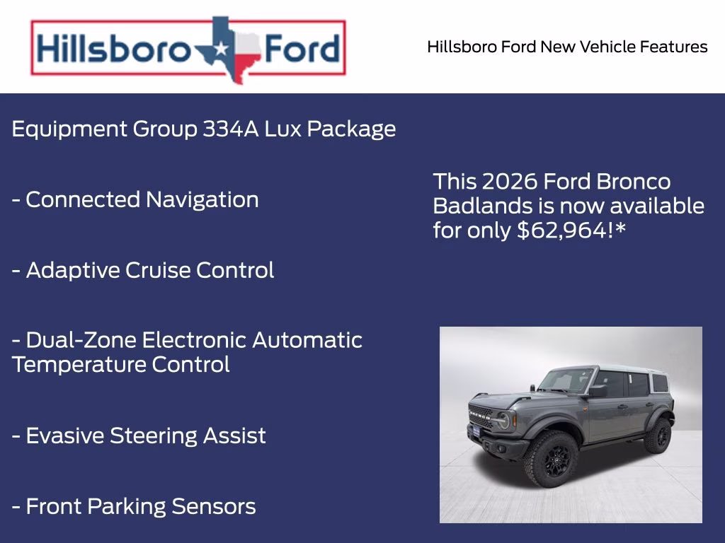2026 Carbonized Gray Metallic Ford Bronco Badlands 4X4 SUV