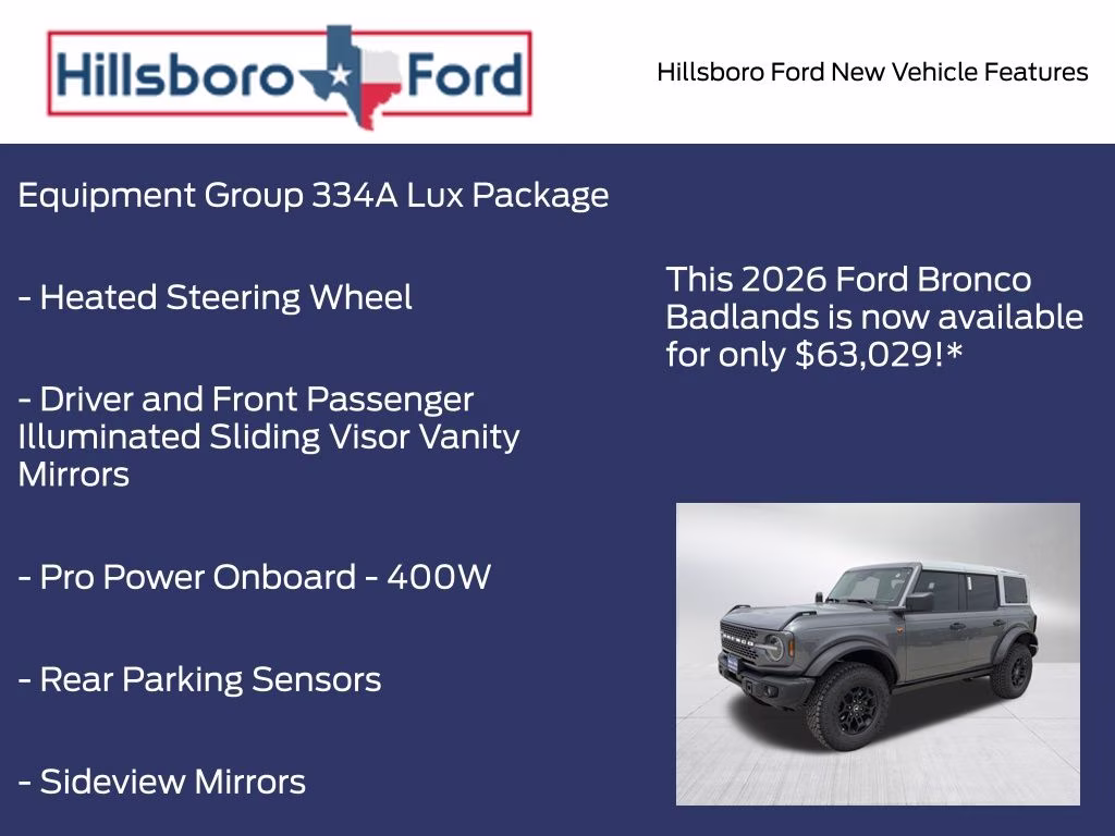 2026 Carbonized Gray Metallic Ford Bronco Badlands 4X4 SUV
